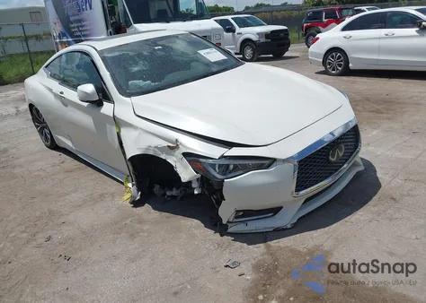 2019 Infiniti Q60 3.0T Luxe z USA, uszkodzony, nr VIN JN1EV7EK4KM230519